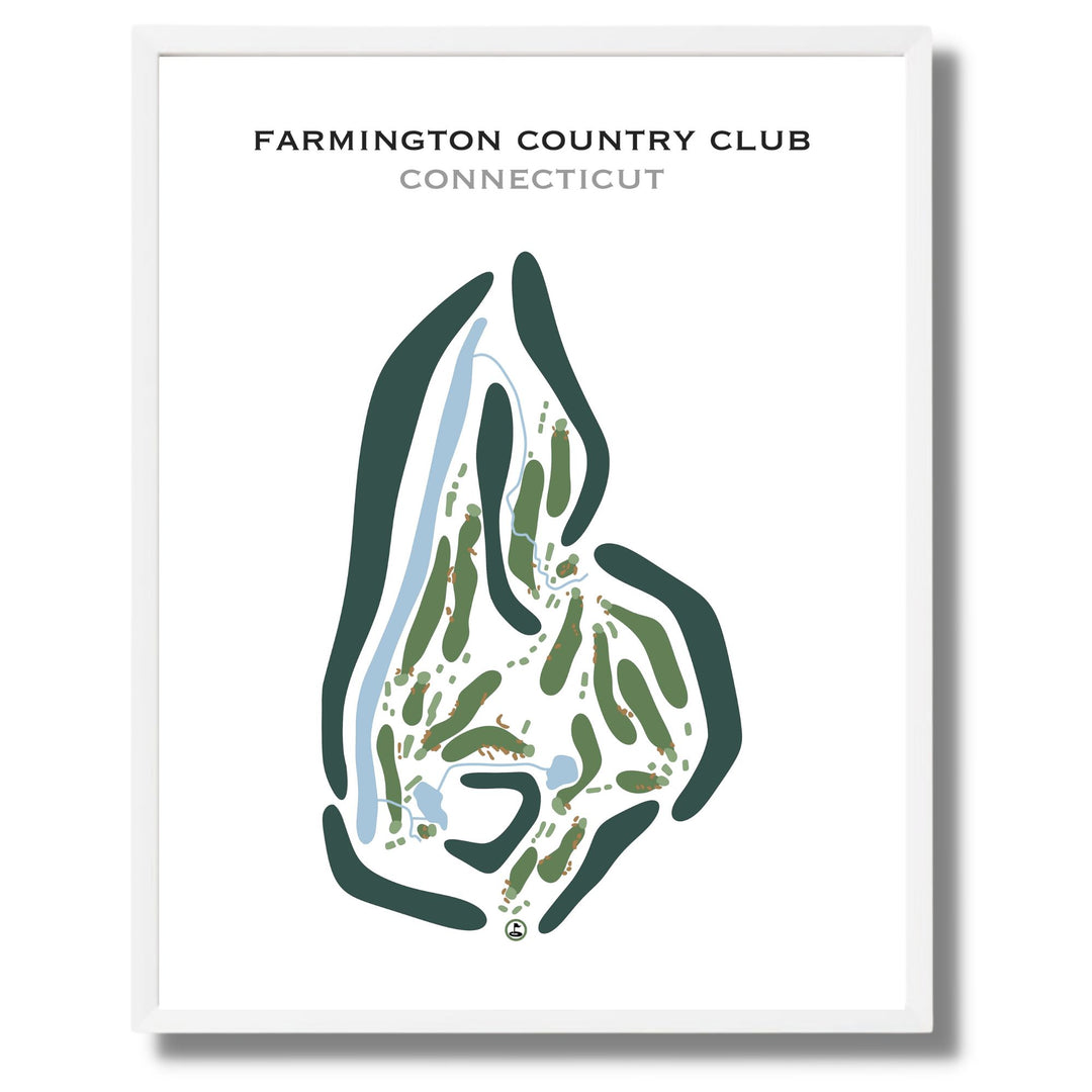 Farmington Country Club, Connecticut - Printed Golf Courses