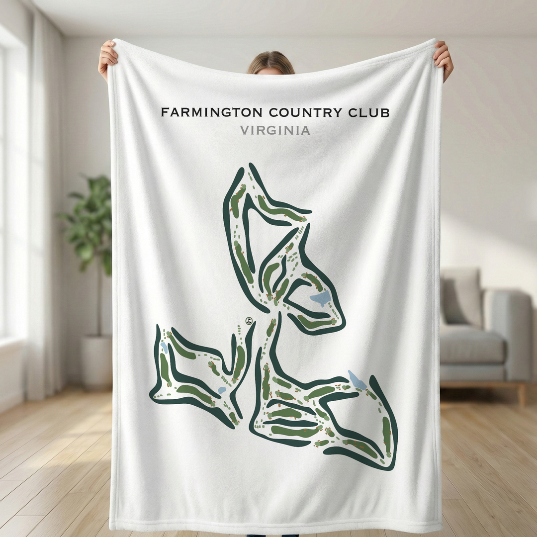 Farmington Country Club, Virginia - Printed Golf Courses