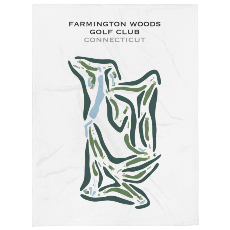 Farmington Woods Golf Club, Connecticut - Printed Golf Courses