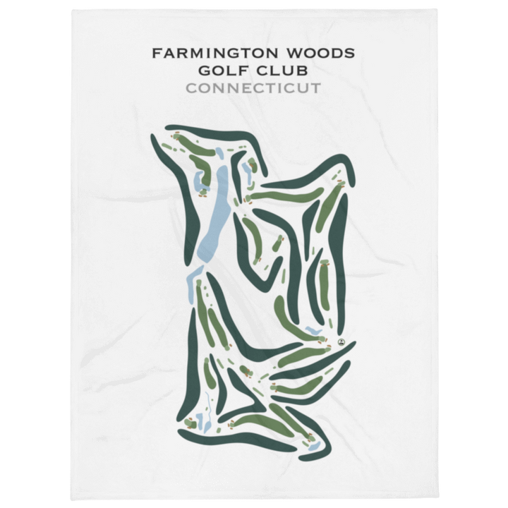 Farmington Woods Golf Club, Connecticut - Printed Golf Courses