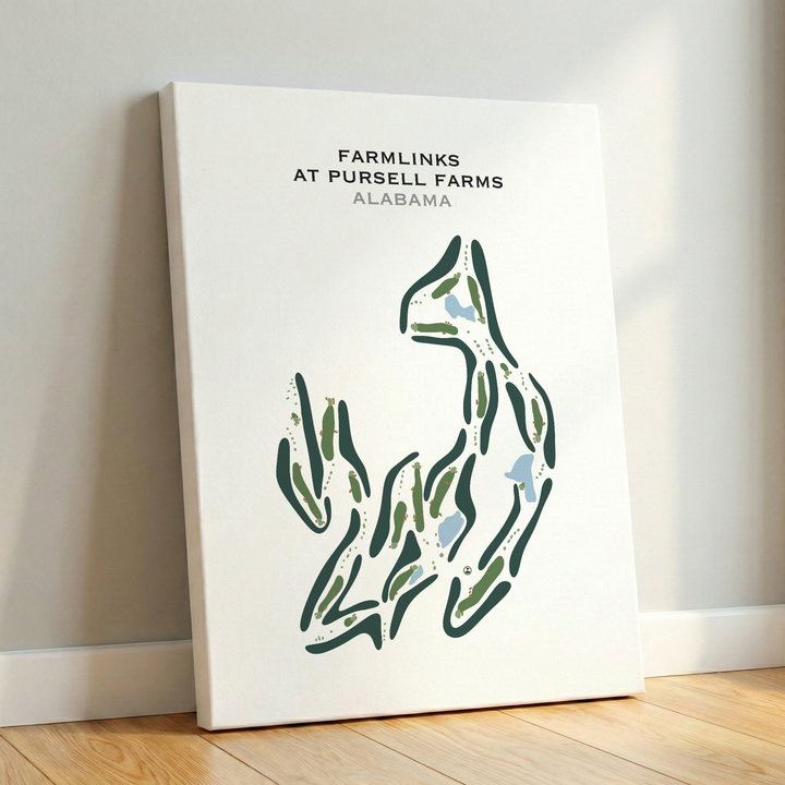 FarmLinks at Pursell Farms, Alabama - Printed Golf Course