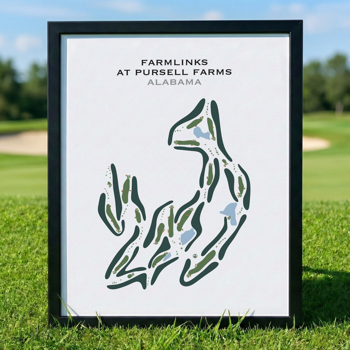 FarmLinks at Pursell Farms, Alabama - Printed Golf Course