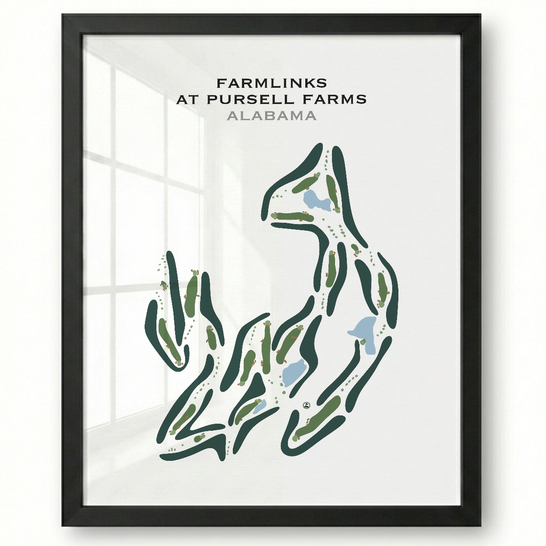 FarmLinks at Pursell Farms, Alabama - Printed Golf Course