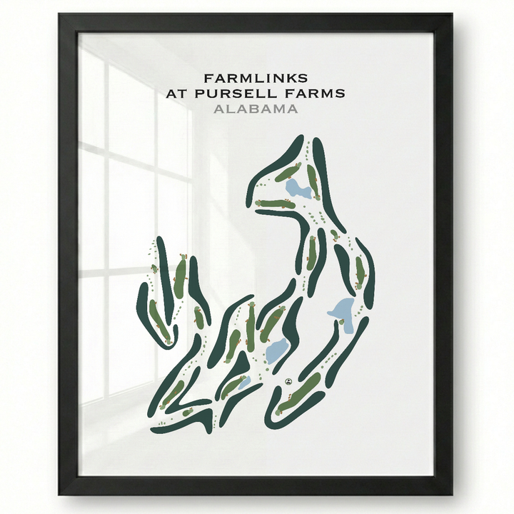 FarmLinks at Pursell Farms, Alabama - Printed Golf Course