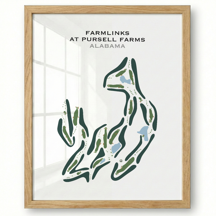 FarmLinks at Pursell Farms, Alabama - Printed Golf Course