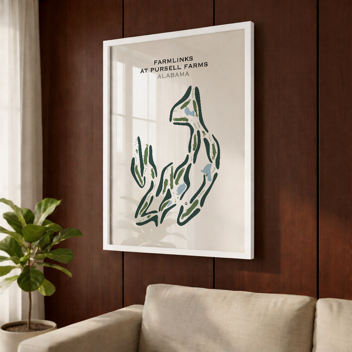 FarmLinks at Pursell Farms, Alabama - Printed Golf Course
