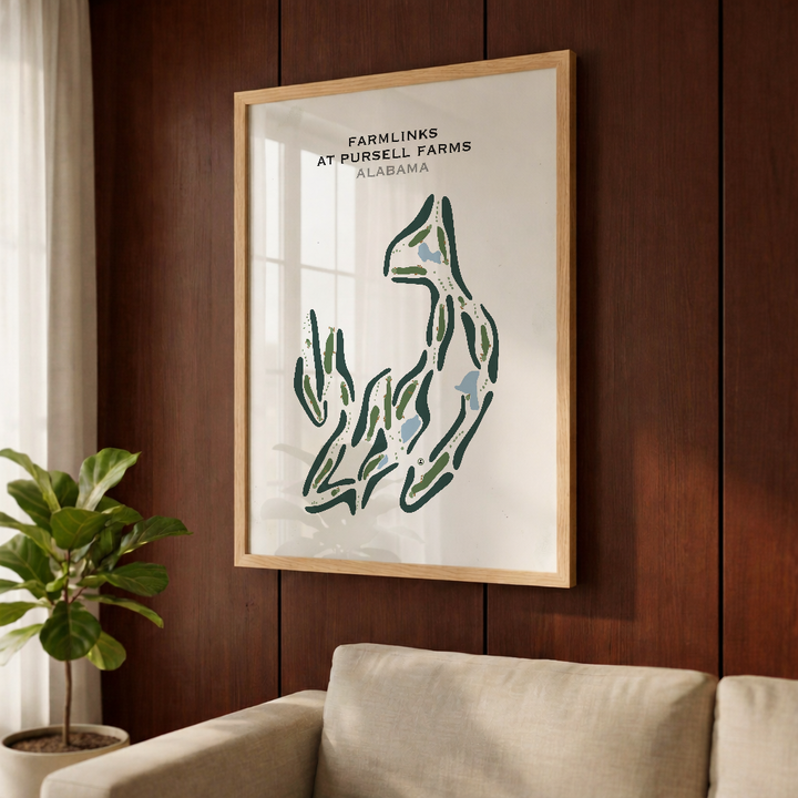 FarmLinks at Pursell Farms, Alabama - Printed Golf Course