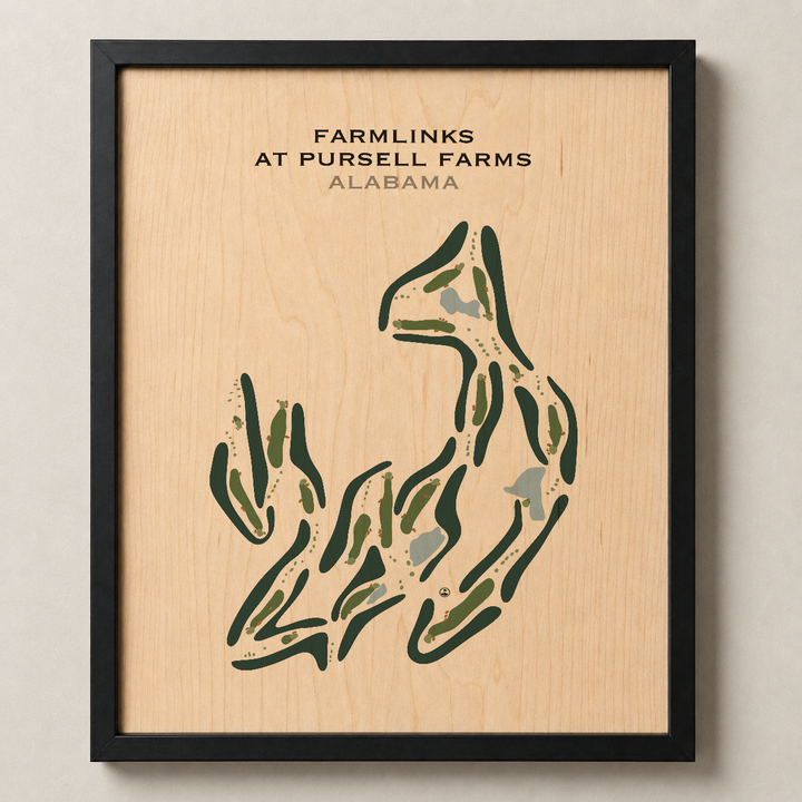 FarmLinks at Pursell Farms, Alabama - Printed Golf Course