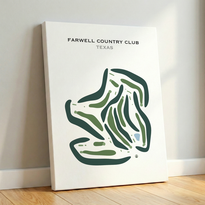 Farwell Country Club, Texas - Printed Golf Courses