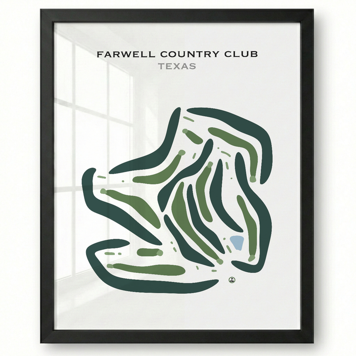 Farwell Country Club, Texas - Printed Golf Courses