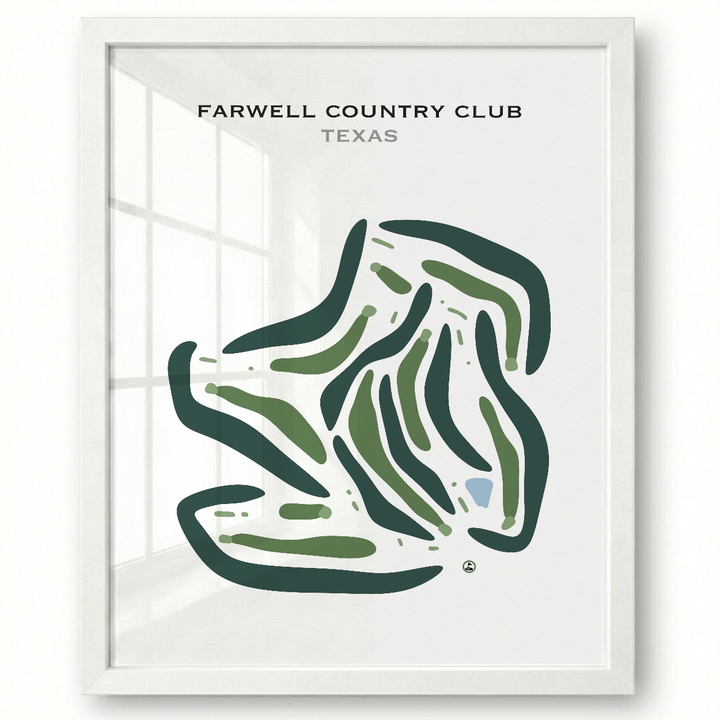 Farwell Country Club, Texas - Printed Golf Courses