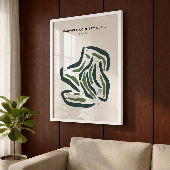 Farwell Country Club, Texas - Printed Golf Courses