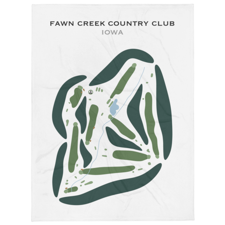 Fawn Creek Country Club, Iowa - Printed Golf Courses