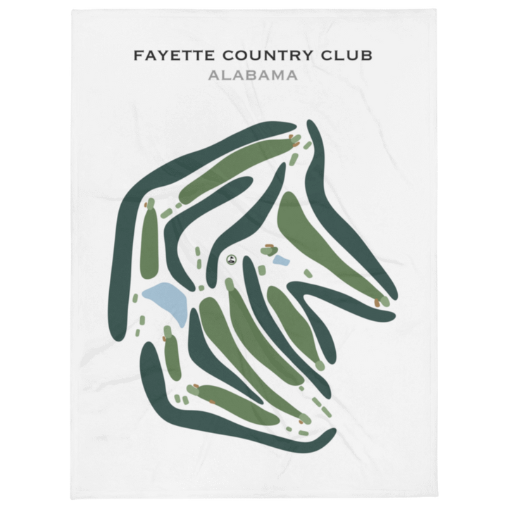 Fayette Country Club, Alabama - Printed Golf Courses