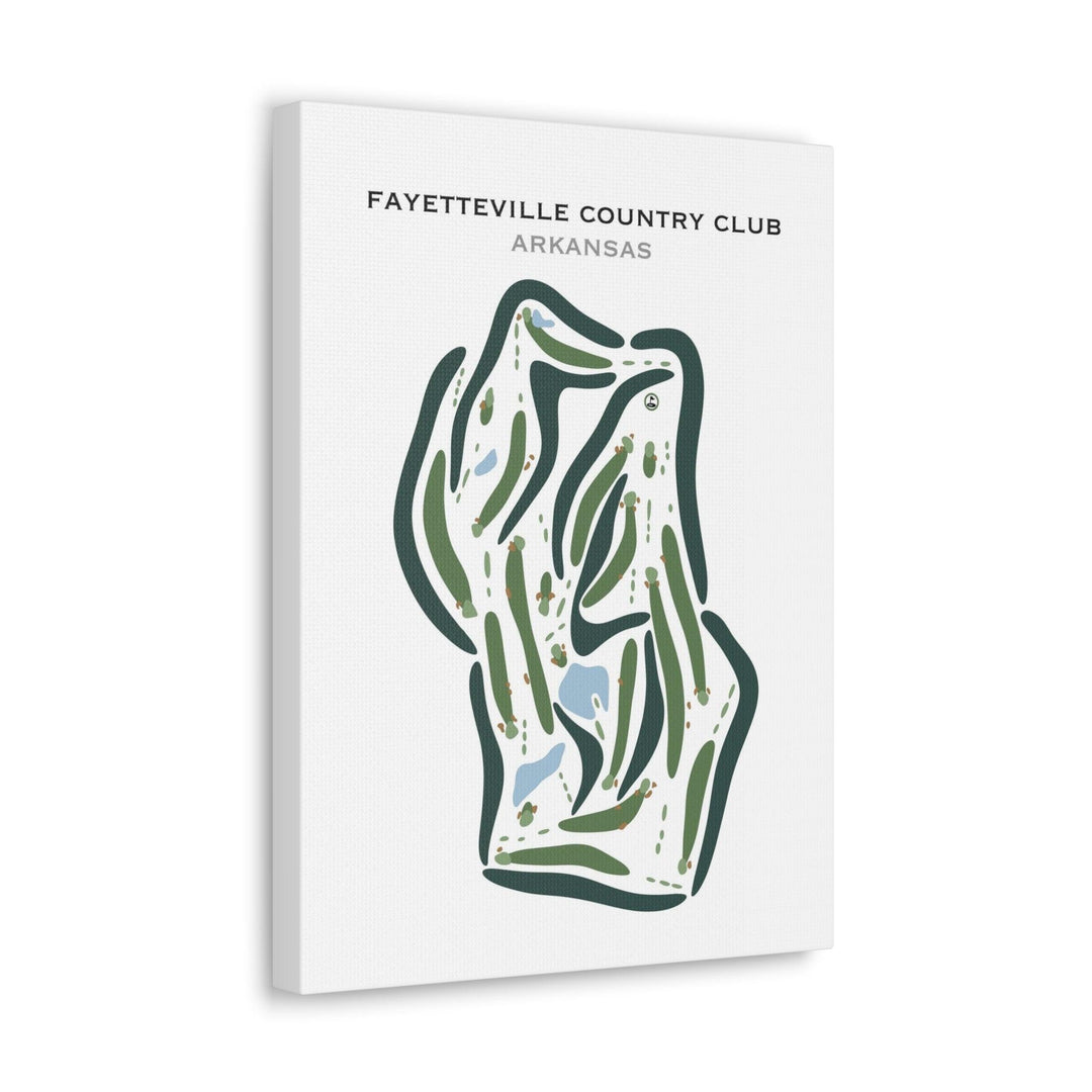 Fayetteville Country Club, Arkansas - Printed Golf Courses - Golf Course Prints