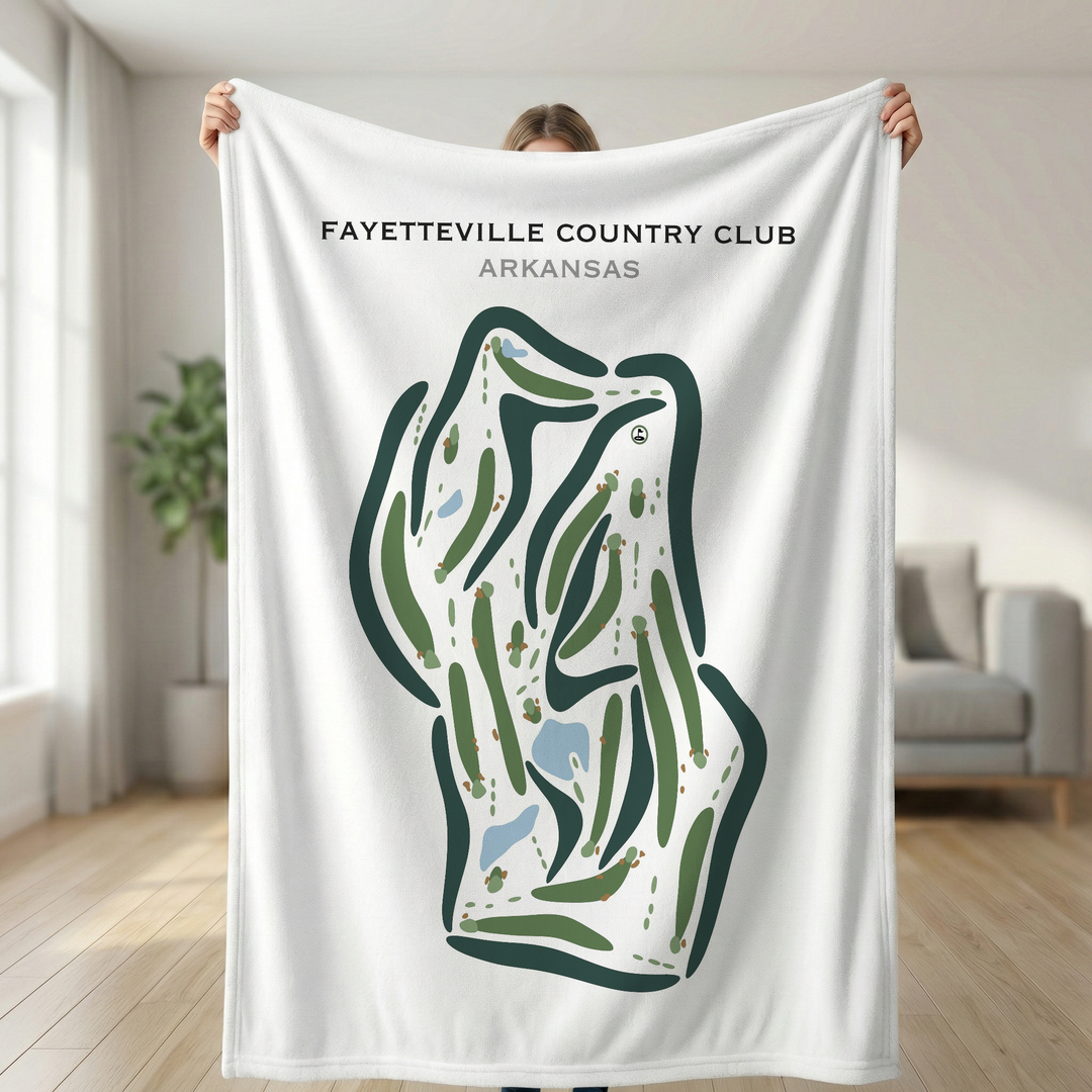 Fayetteville Country Club, Arkansas - Printed Golf Courses