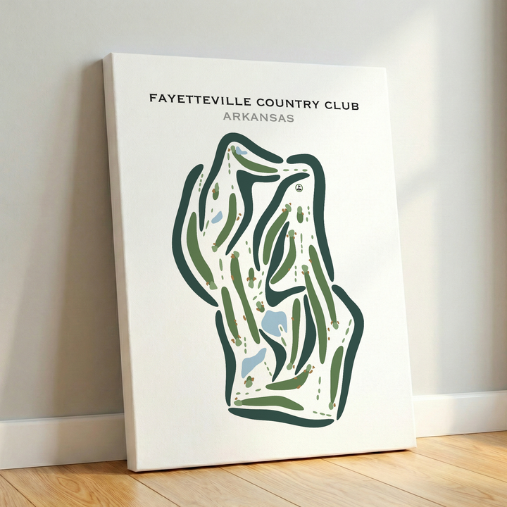 Fayetteville Country Club, Arkansas - Printed Golf Courses