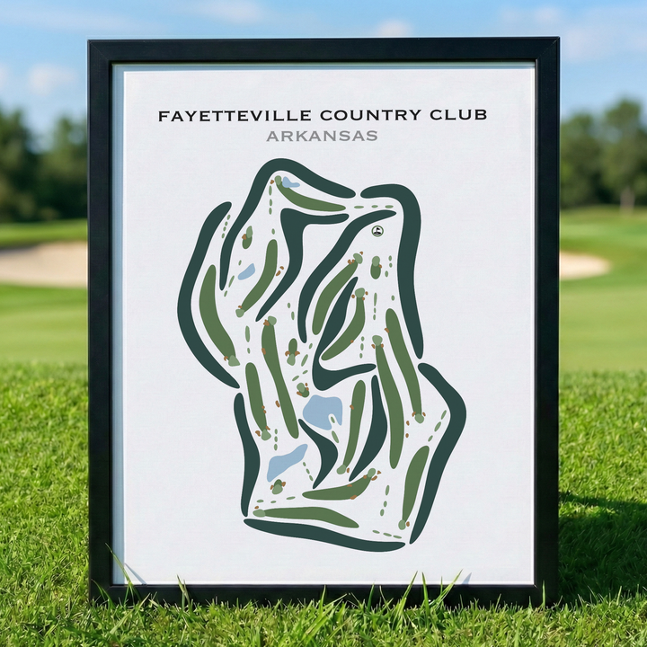 Fayetteville Country Club, Arkansas - Printed Golf Courses