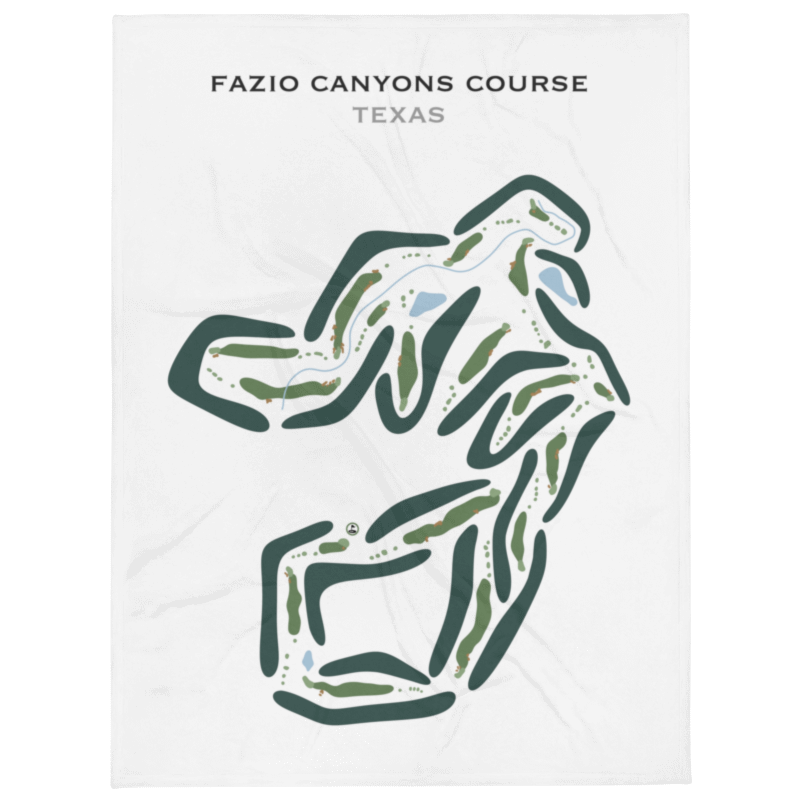 Fazio Canyons Golf Course, Texas - Printed Golf Courses