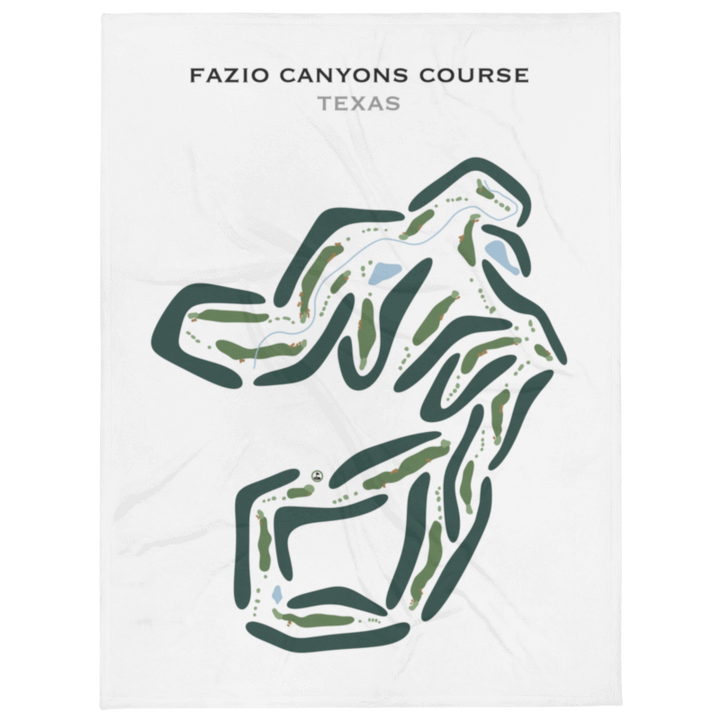 Fazio Canyons Golf Course, Texas - Printed Golf Courses