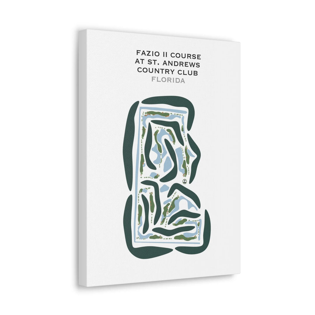Fazio II Course at St. Andrews Country Club, Florida - Printed Golf Courses