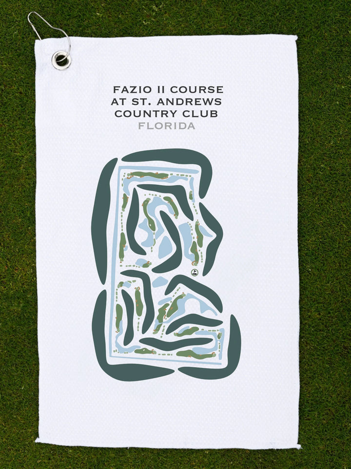 Fazio II Course at St. Andrews Country Club, Florida - Printed Golf Courses