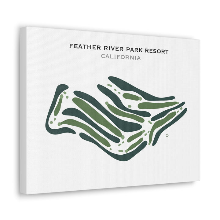 Feather River Park Resort, California - Printed Golf Course