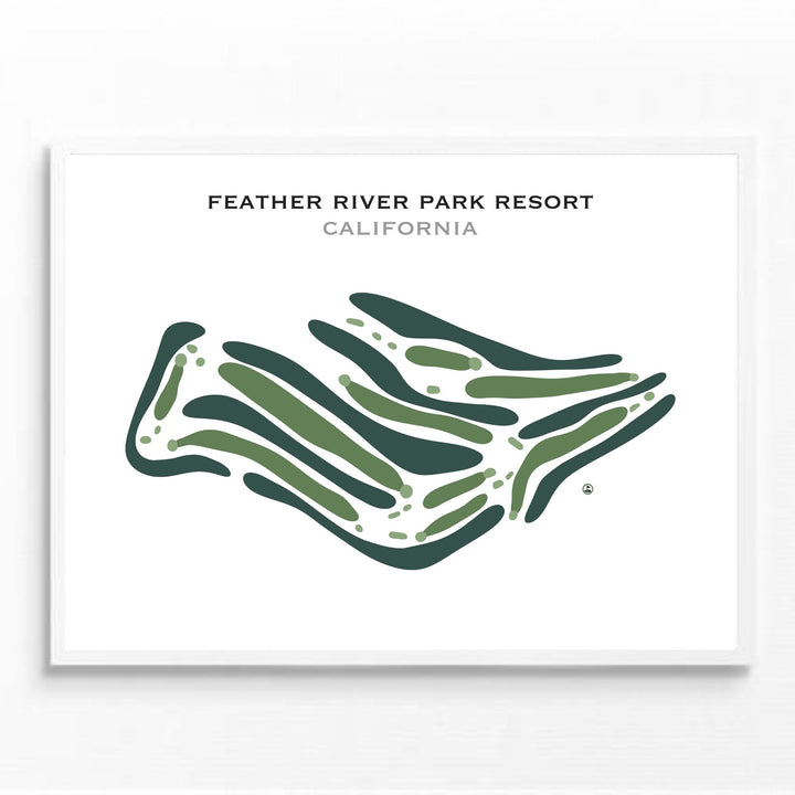 Feather River Park Resort, California - Printed Golf Course