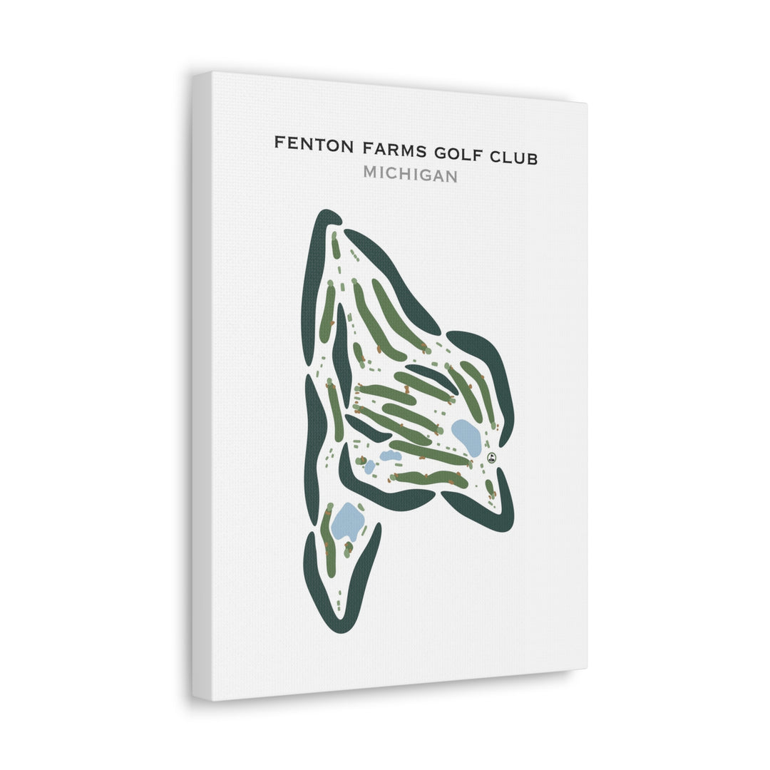 Fenton Farms Golf Club, Michigan - Printed Golf Courses