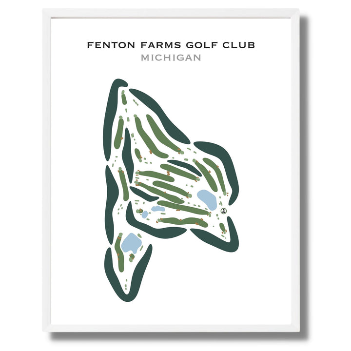 Fenton Farms Golf Club, Michigan - Printed Golf Courses