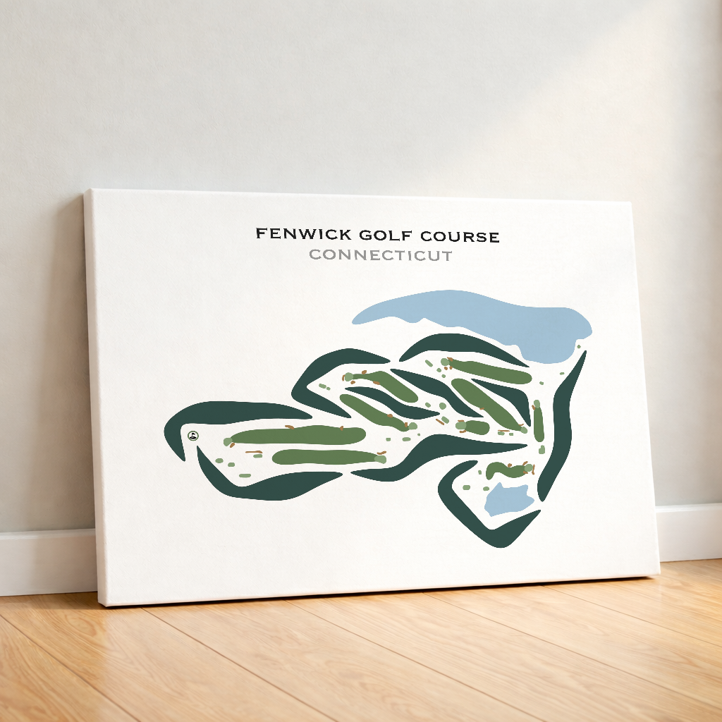 Fenwick Golf Course, Connecticut - Printed Golf Courses