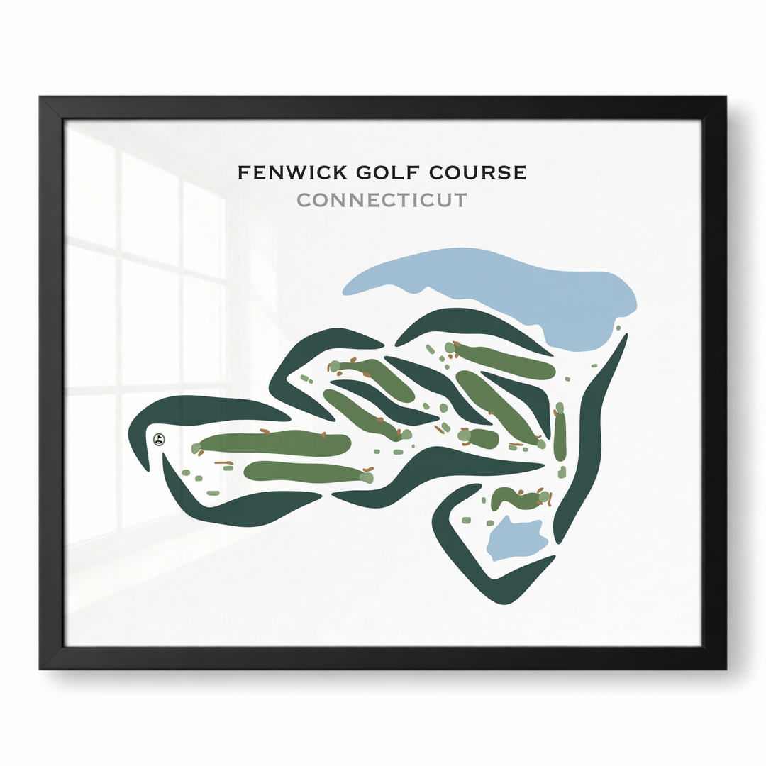 Fenwick Golf Course, Connecticut - Printed Golf Courses