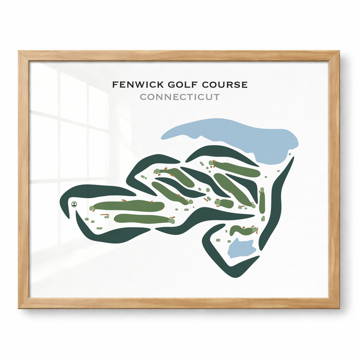 Fenwick Golf Course, Connecticut - Printed Golf Courses