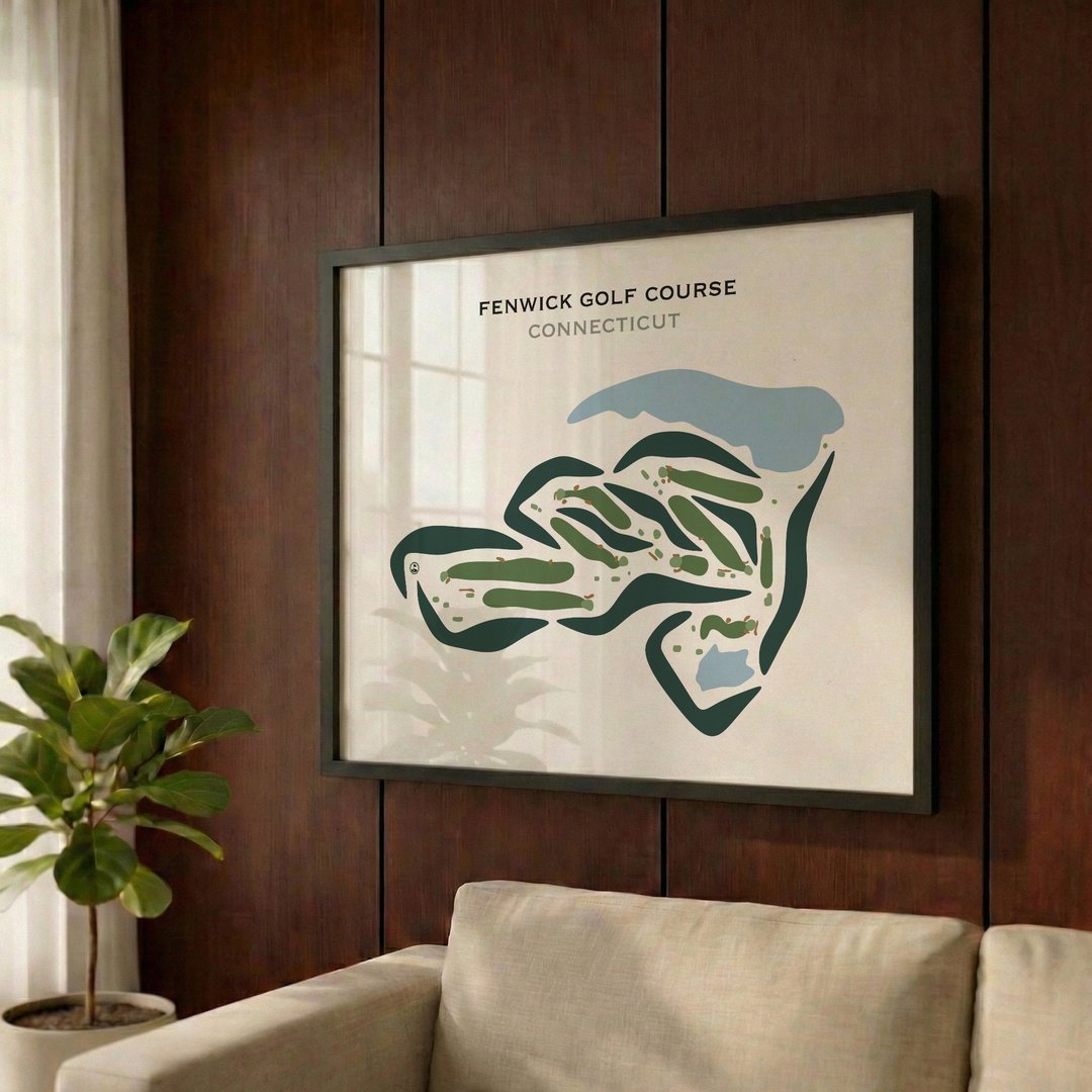 Fenwick Golf Course, Connecticut - Printed Golf Courses