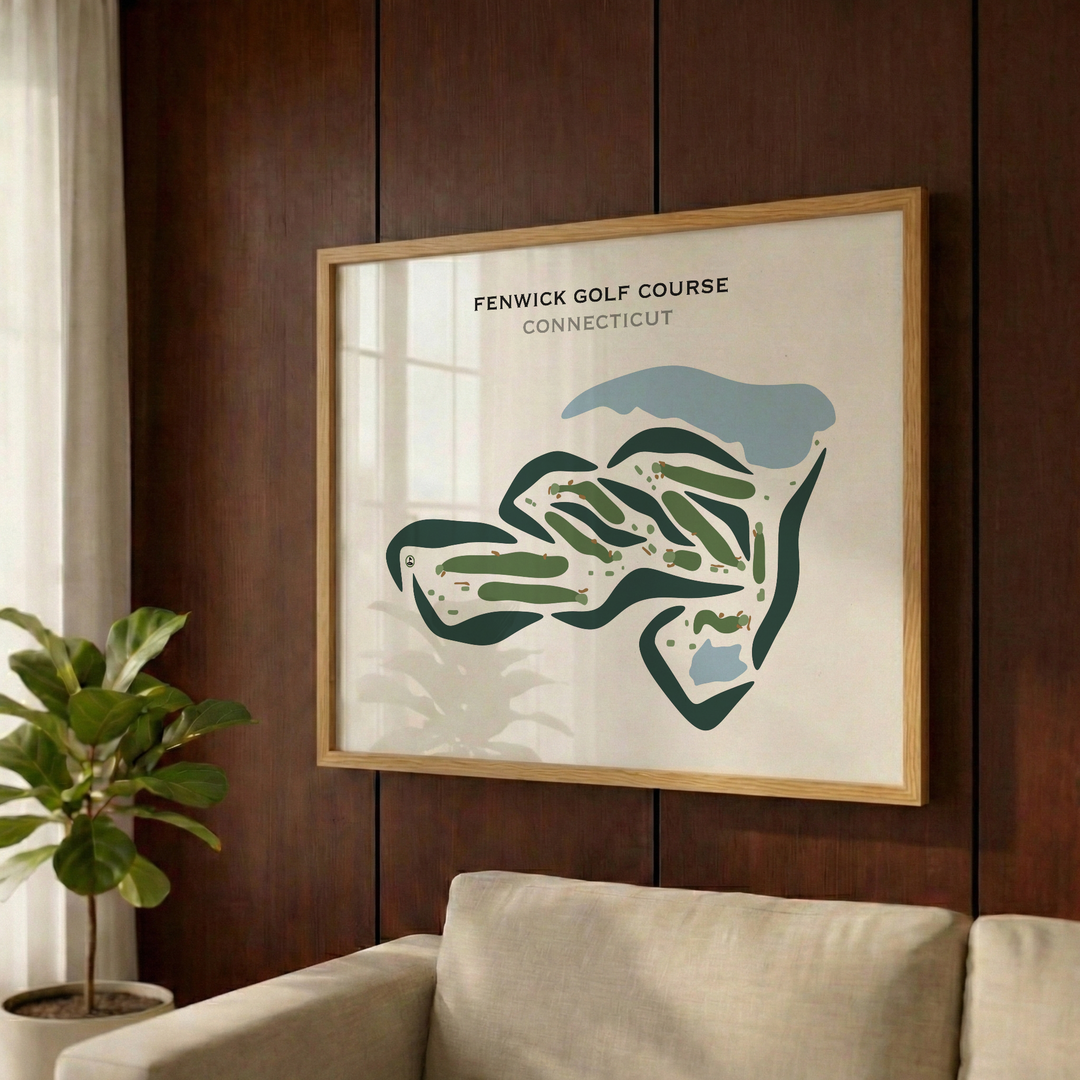 Fenwick Golf Course, Connecticut - Printed Golf Courses