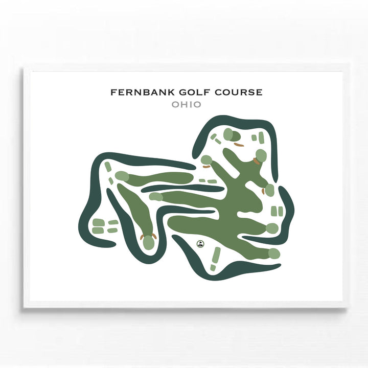 Fernbank Golf Course, Ohio - Printed Golf Courses