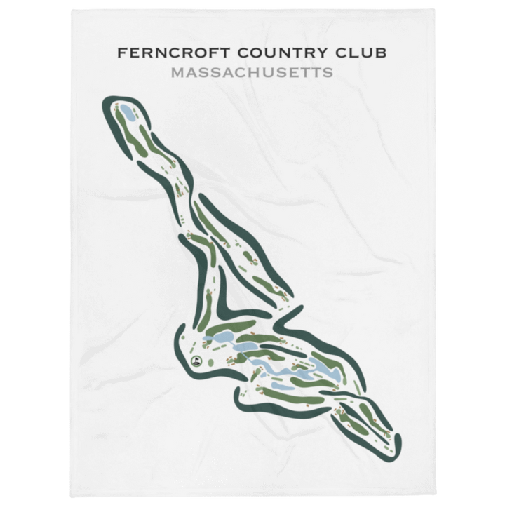 Ferncroft Country Club, Massachusetts - Printed Golf Courses