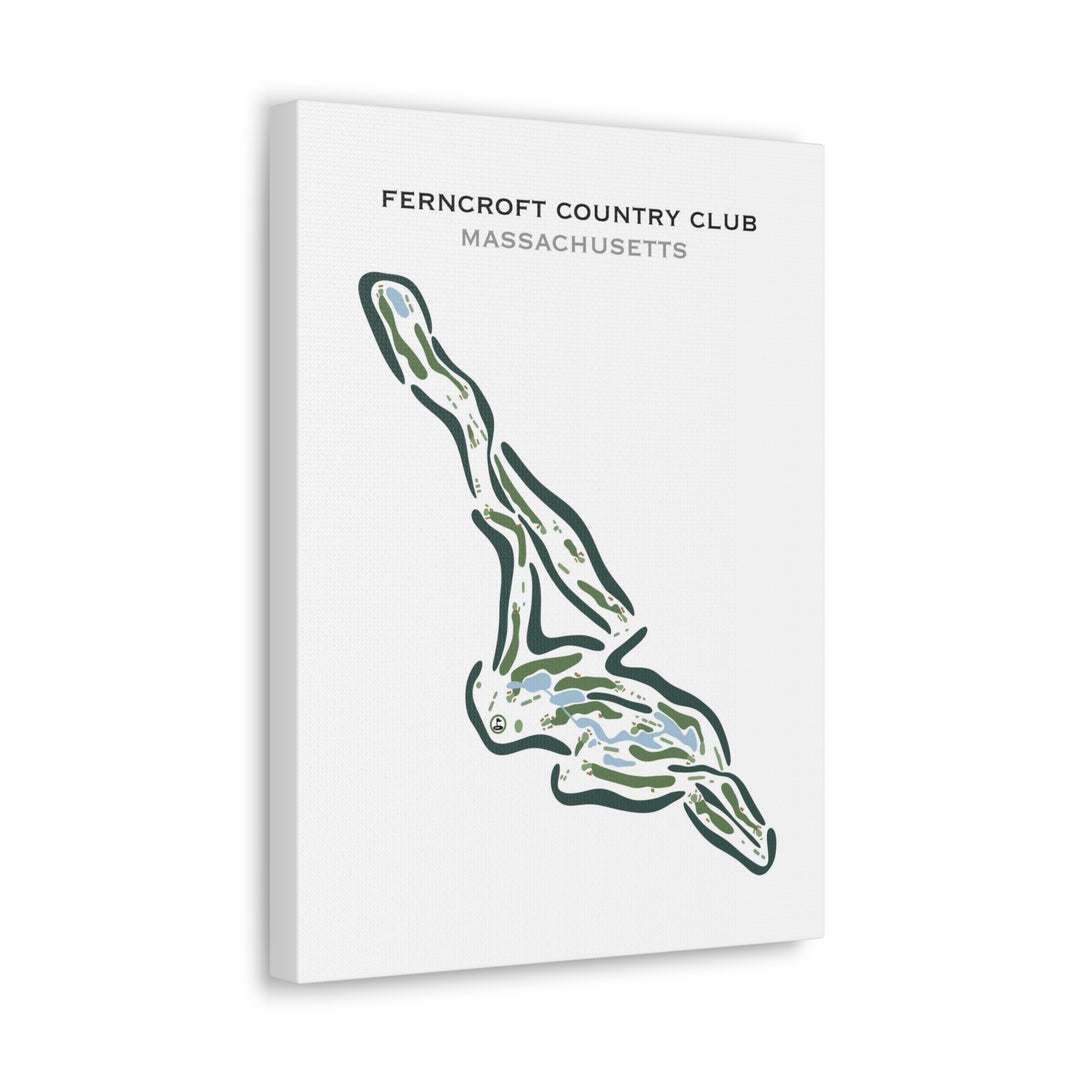 Ferncroft Country Club, Massachusetts - Printed Golf Courses