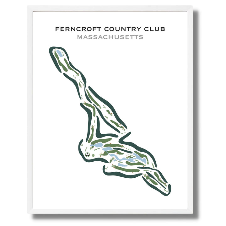 Ferncroft Country Club, Massachusetts - Printed Golf Courses