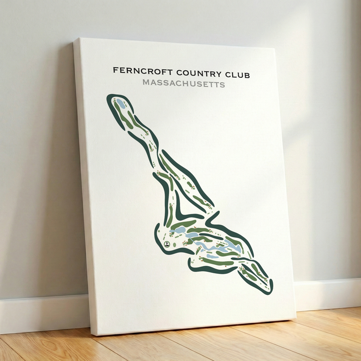 Ferncroft Golf Club, Massachusetts - Printed Golf Courses