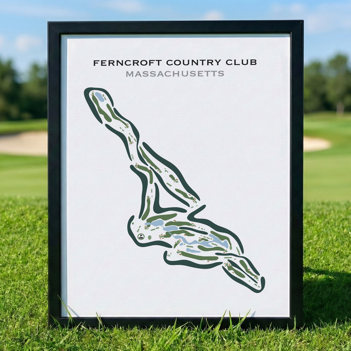 Ferncroft Golf Club, Massachusetts - Printed Golf Courses