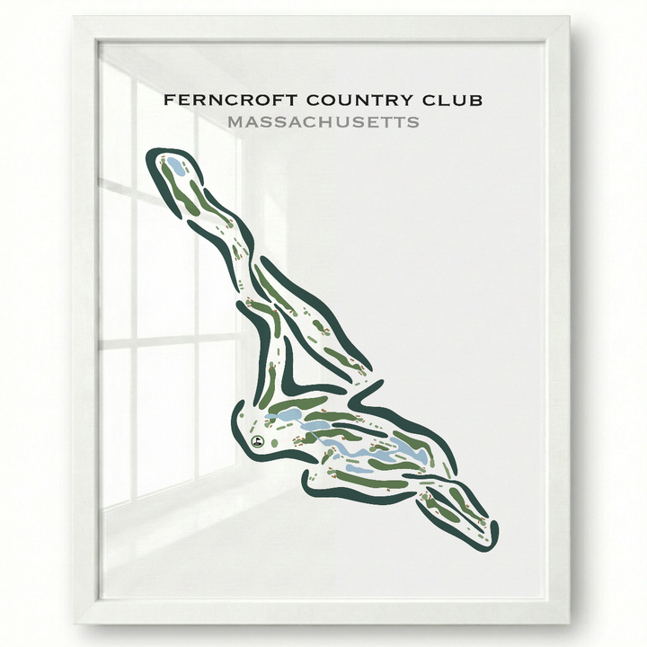 Ferncroft Golf Club, Massachusetts - Printed Golf Courses