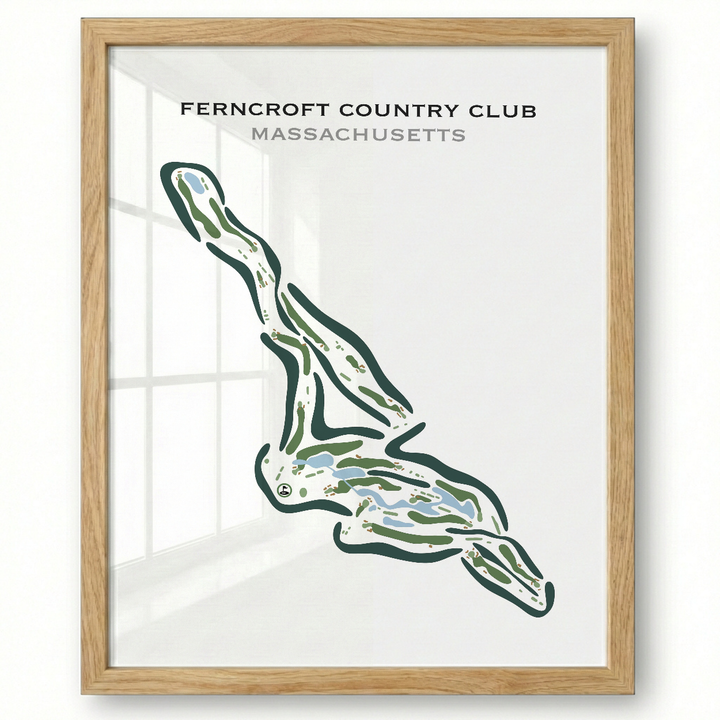 Ferncroft Golf Club, Massachusetts - Printed Golf Courses