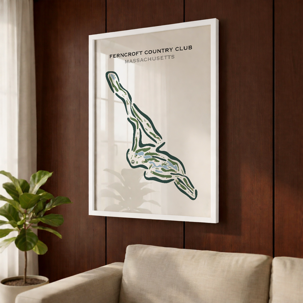 Ferncroft Golf Club, Massachusetts - Printed Golf Courses