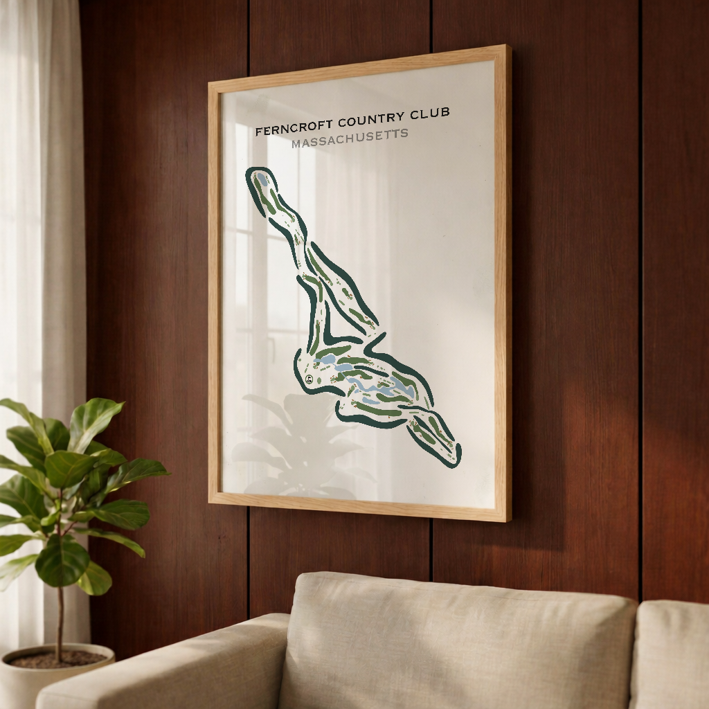 Ferncroft Golf Club, Massachusetts - Printed Golf Courses