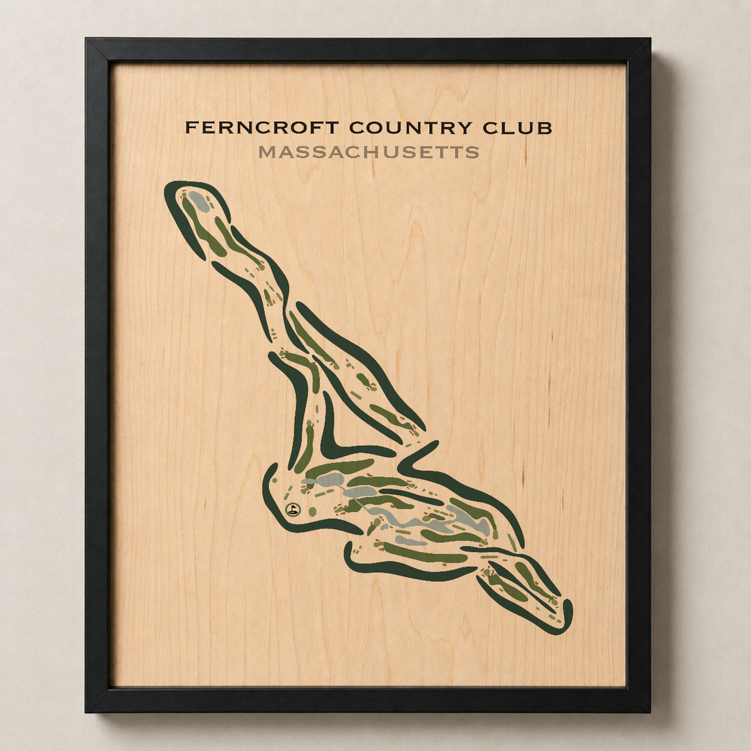 Ferncroft Golf Club, Massachusetts - Printed Golf Courses
