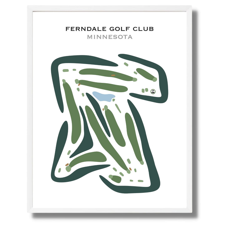 Ferndale Country Club, Minnesota - Printed Golf Courses