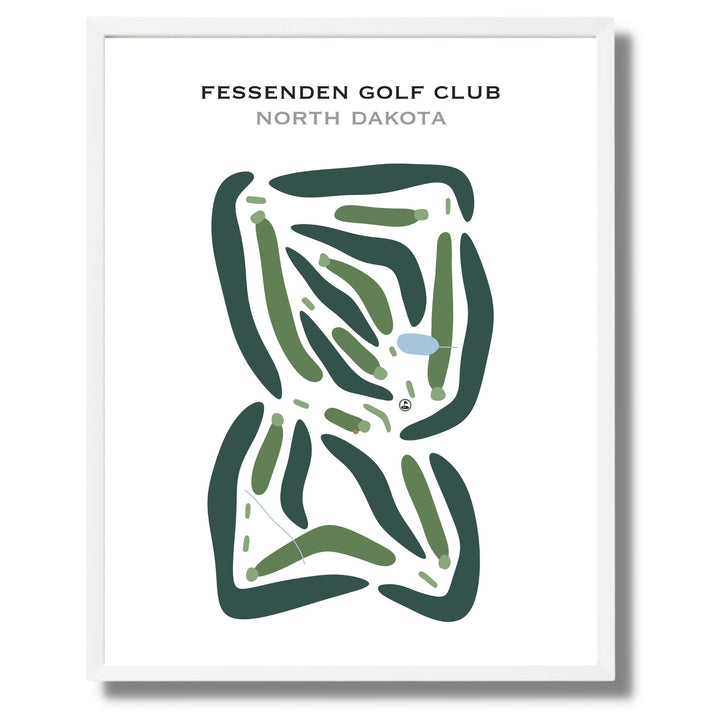 Fessenden Golf Club, North Dakota - Printed Golf Courses