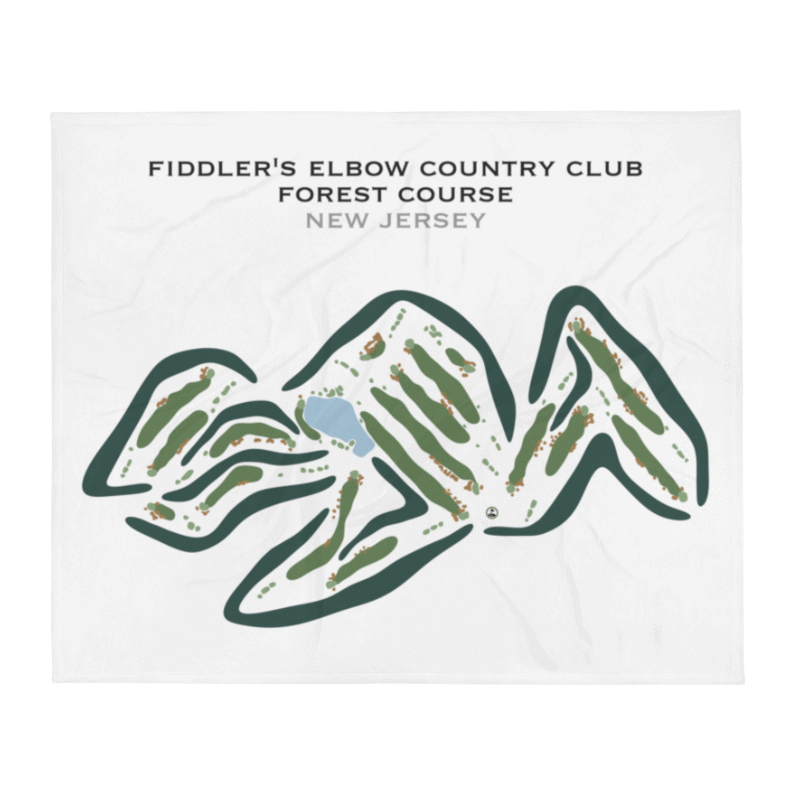 Fiddler's Elbow Country Club - Forest Course, New Jersey - Printed Golf Courses