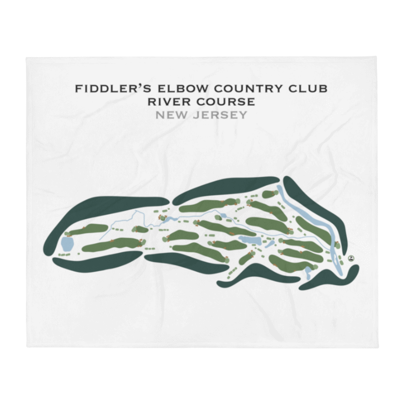 Fiddler's Elbow Country Club - The River Course, New Jersey - Printed Golf Courses